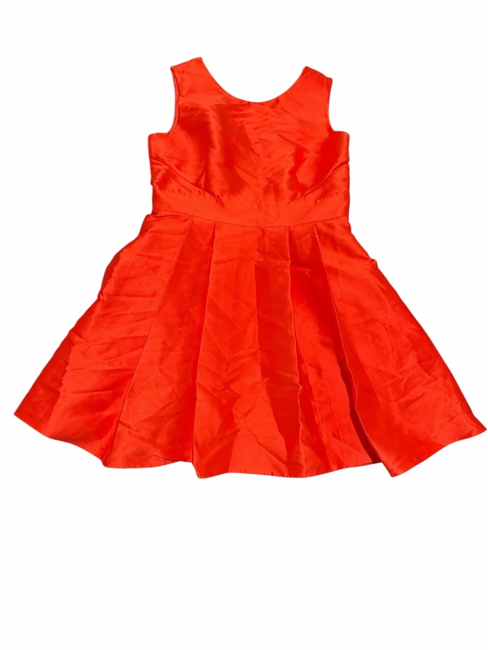 Kate Spade Sleeveless Coral-Red Fit & Flare Mini Dress,NWT,SZ14